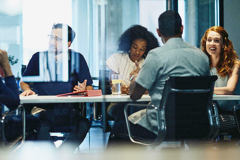 people in a meeting room